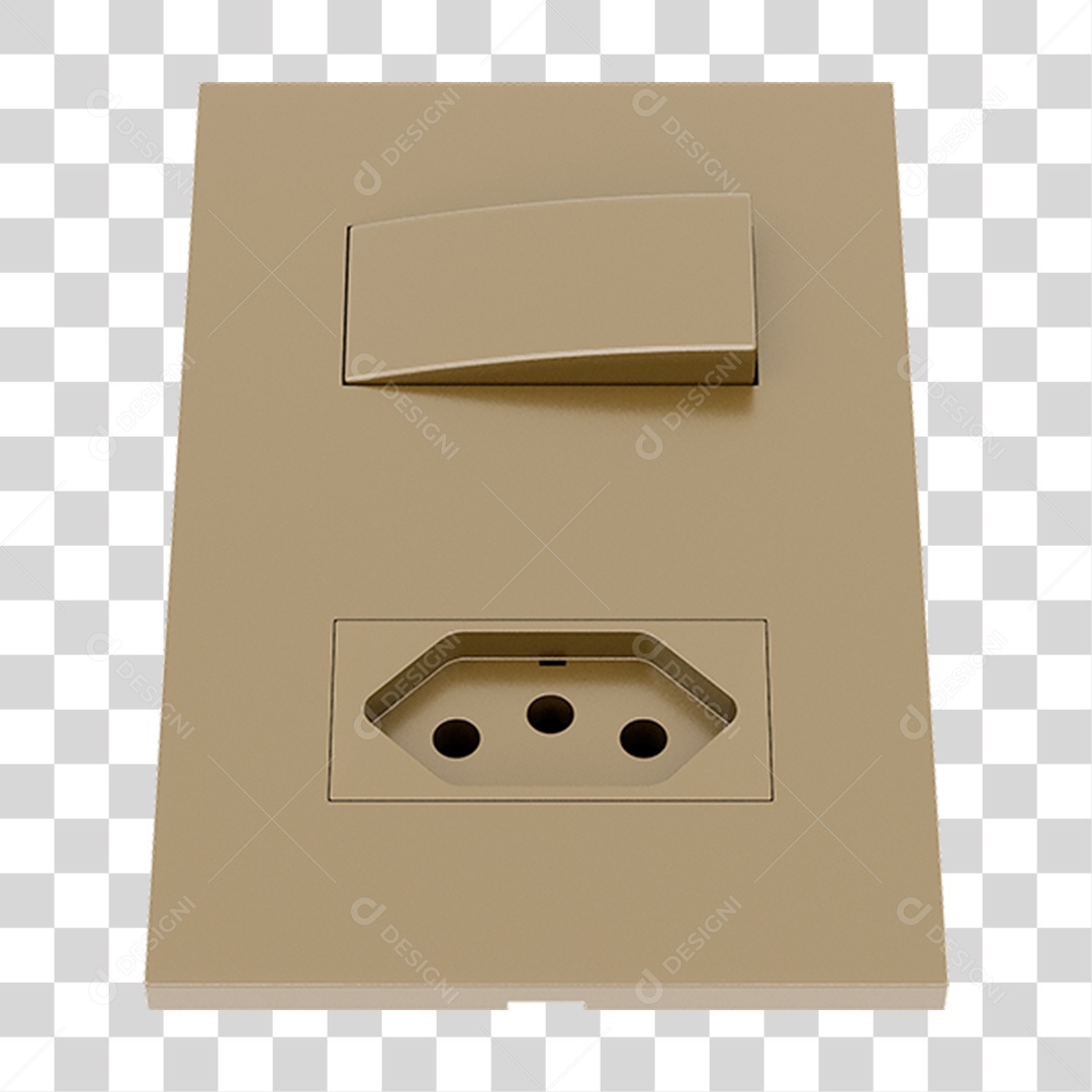 Interruptor e Tomada PNG Transparente