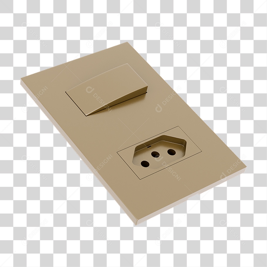 Interruptor e Tomada PNG Transparente