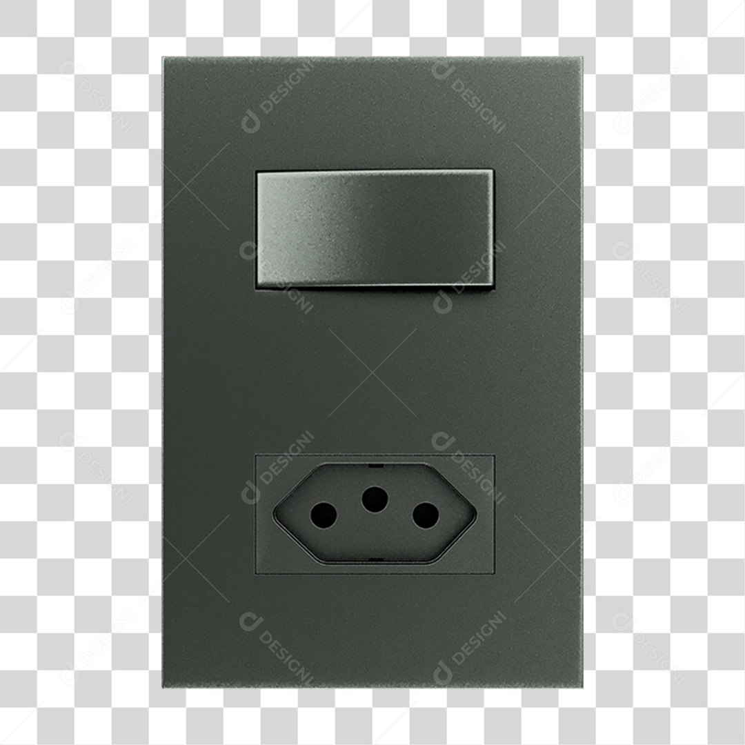 Interruptor e Tomada PNG Transparente