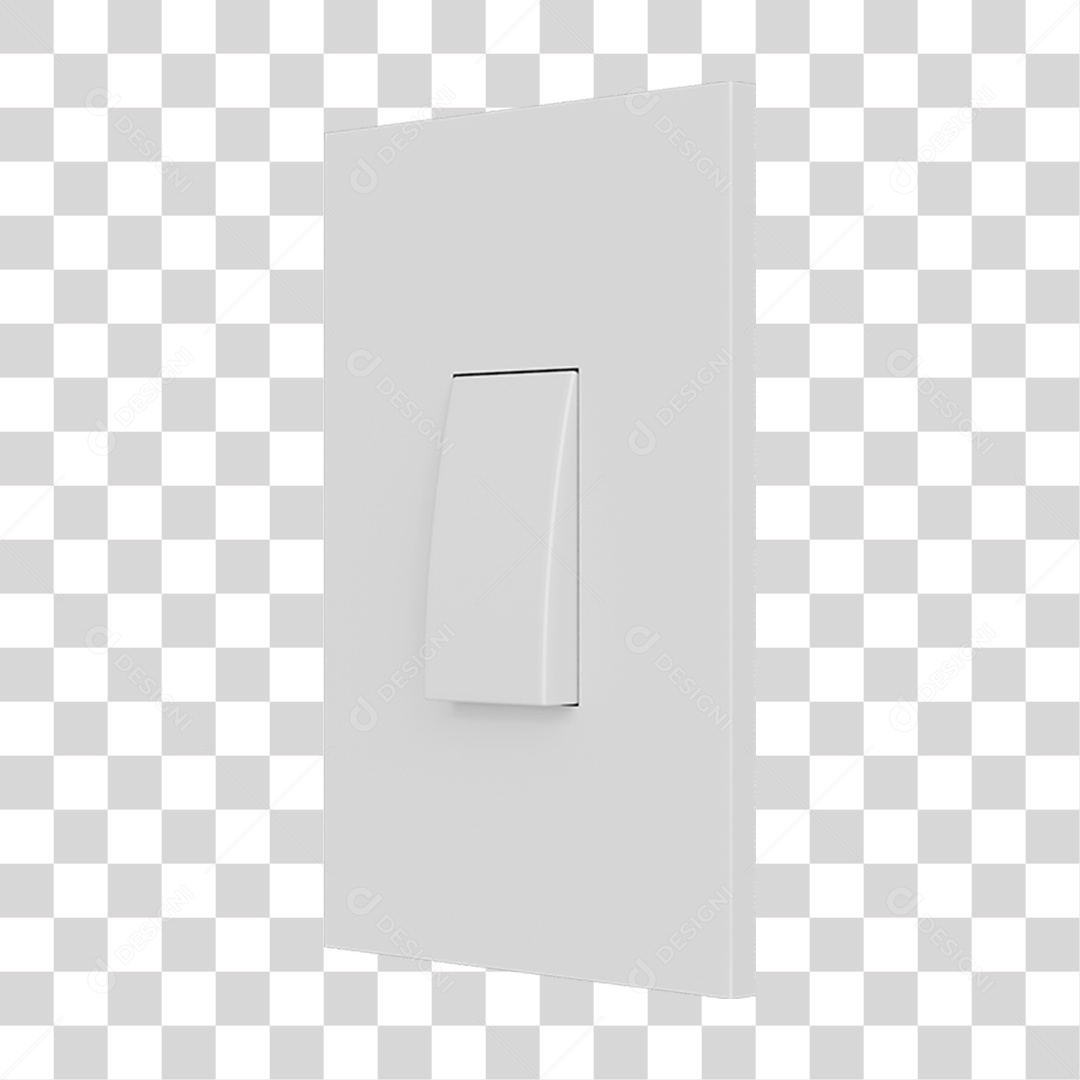 Interruptor Quadrado PNG Transparente