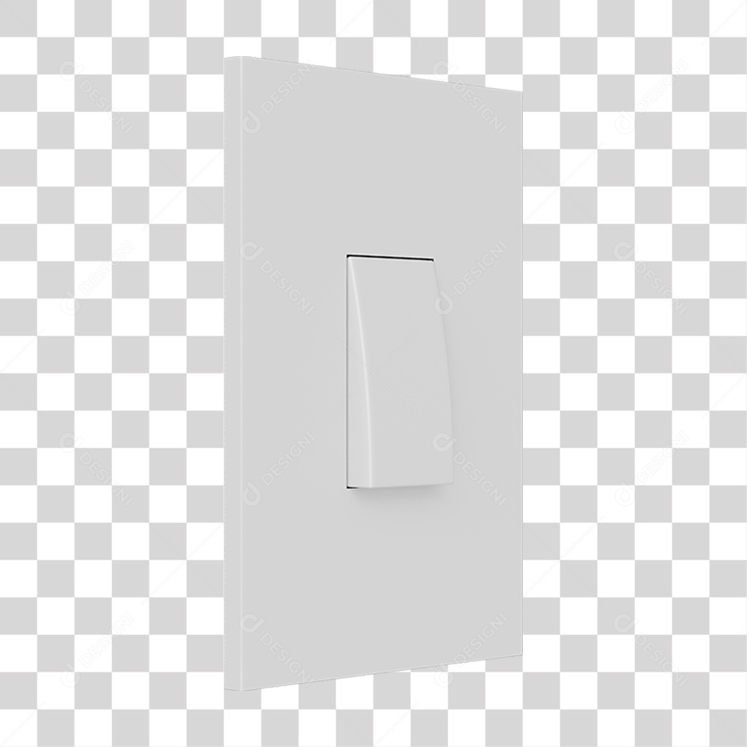 Interruptor Quadrado PNG Transparente