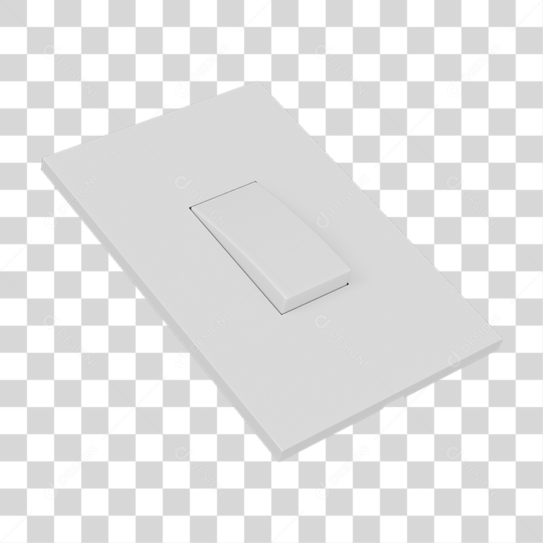 Interruptor Quadrado PNG Transparente