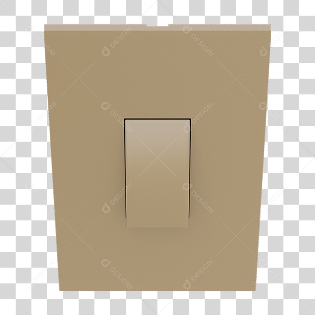 Interruptor Quadrado PNG Transparente