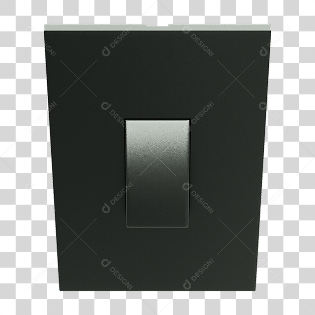 Interruptor Quadrado PNG Transparente