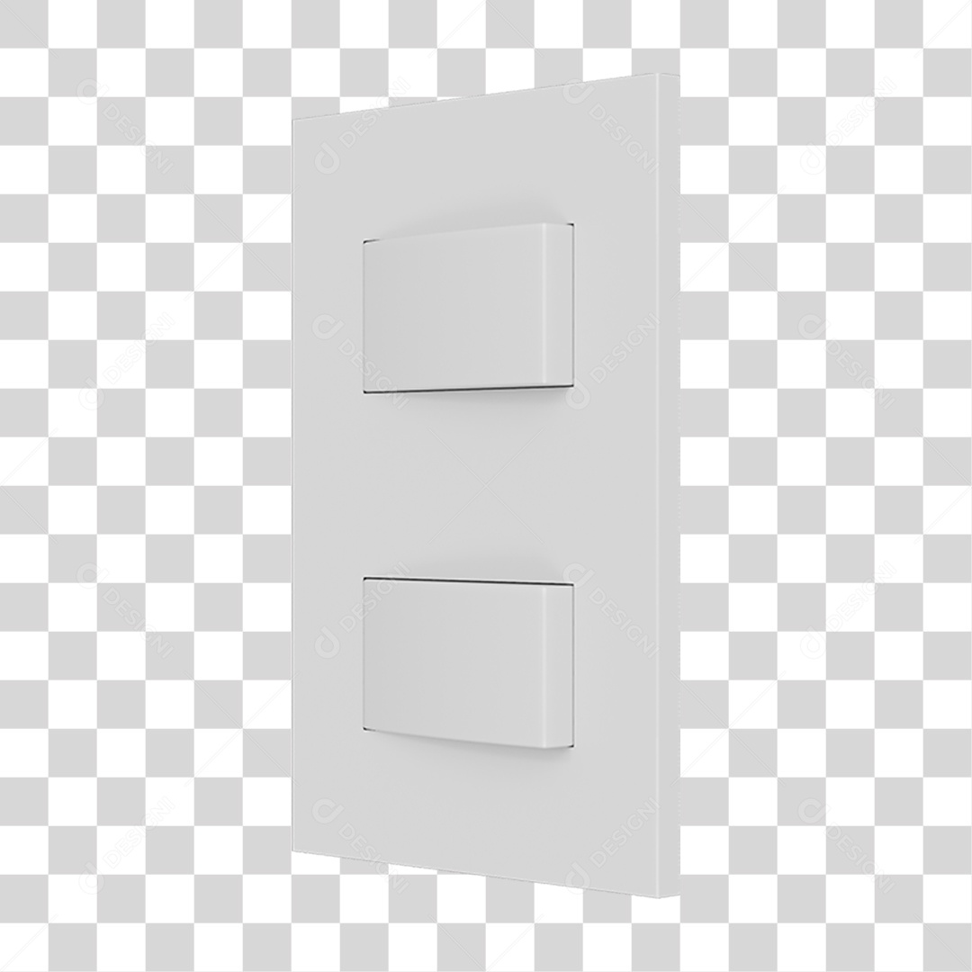 Interruptor Quadrado PNG Transparente