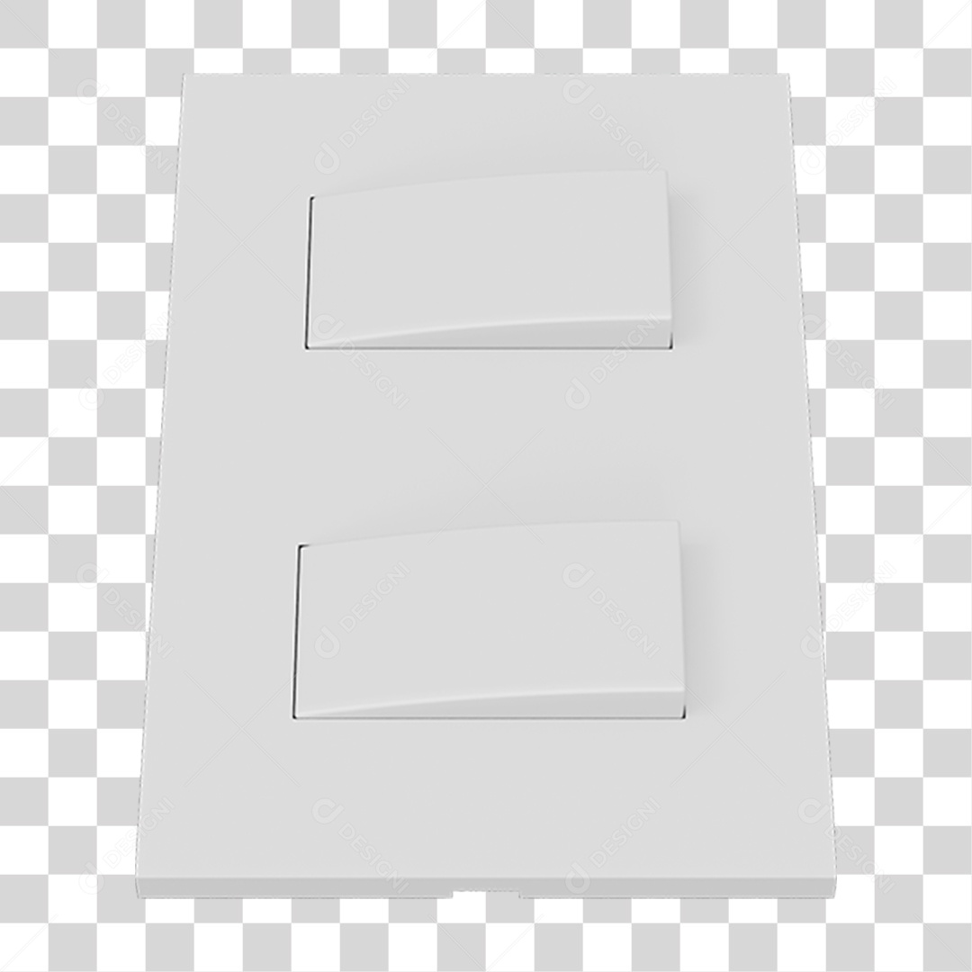 Interruptor Quadrado PNG Transparente