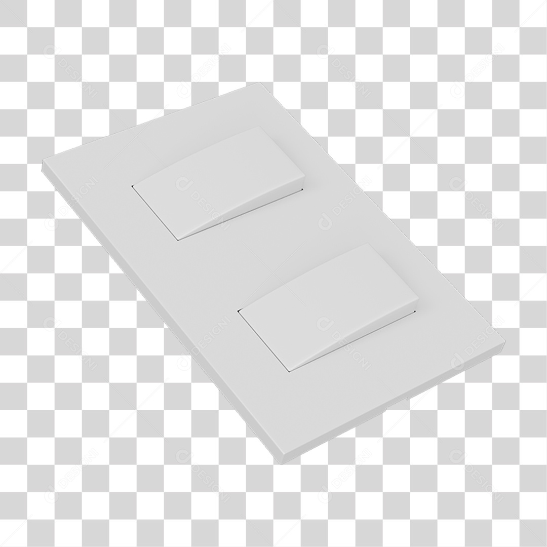 Interruptor Quadrado PNG Transparente