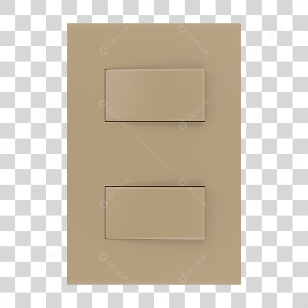 Interruptor Quadrado PNG Transparente