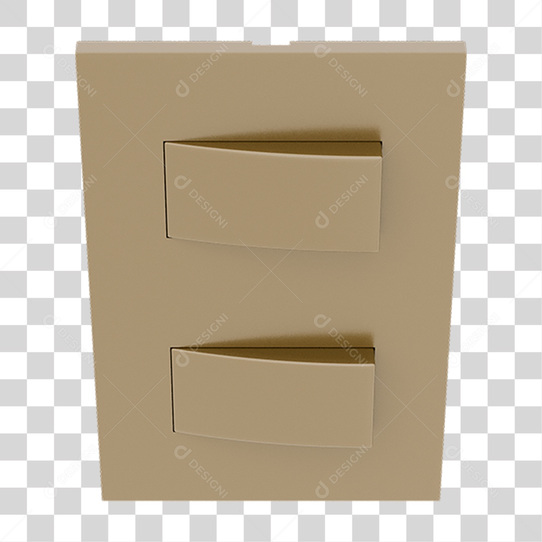 Interruptor Quadrado PNG Transparente