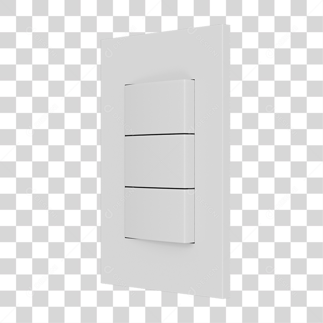 Interruptor Quadrado PNG Transparente