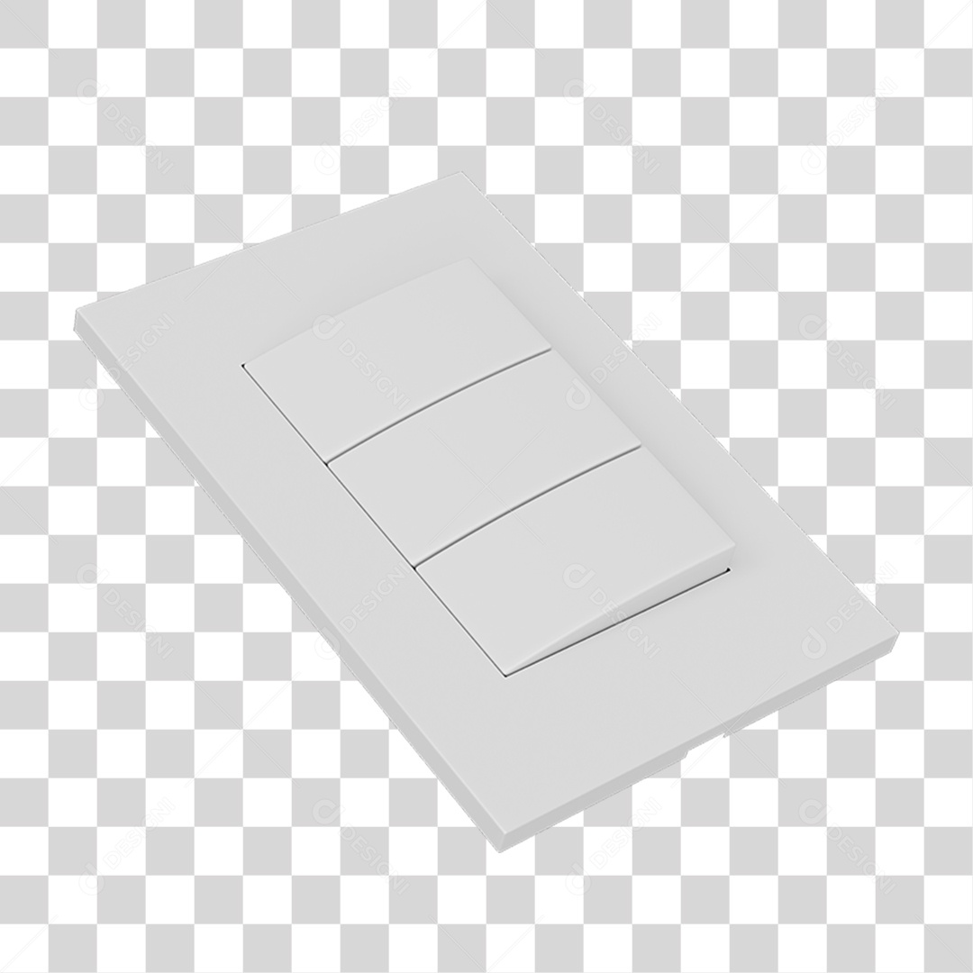 Interruptor Quadrado PNG Transparente