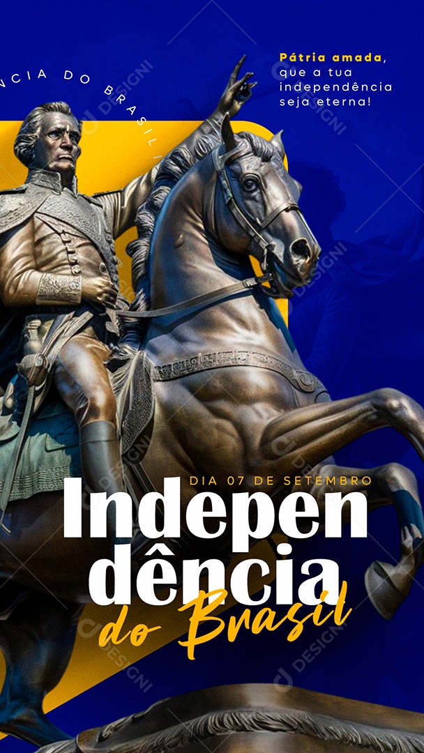 Story Dia da Independência do Brasil Social Media PSD Editável