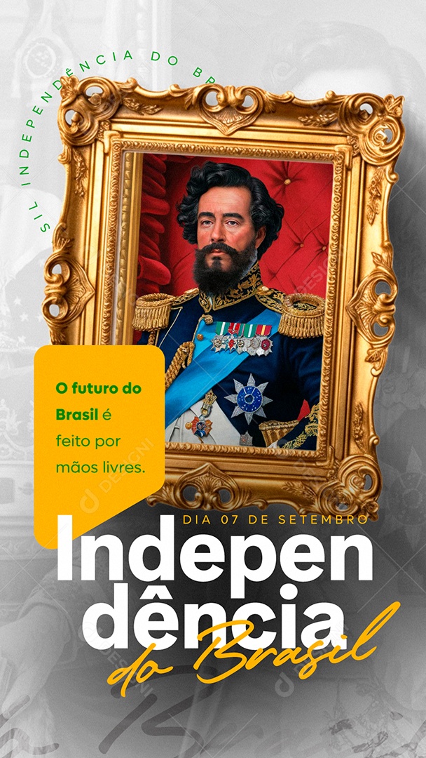 Story Dia da Independência do Brasil Social Media PSD Editável