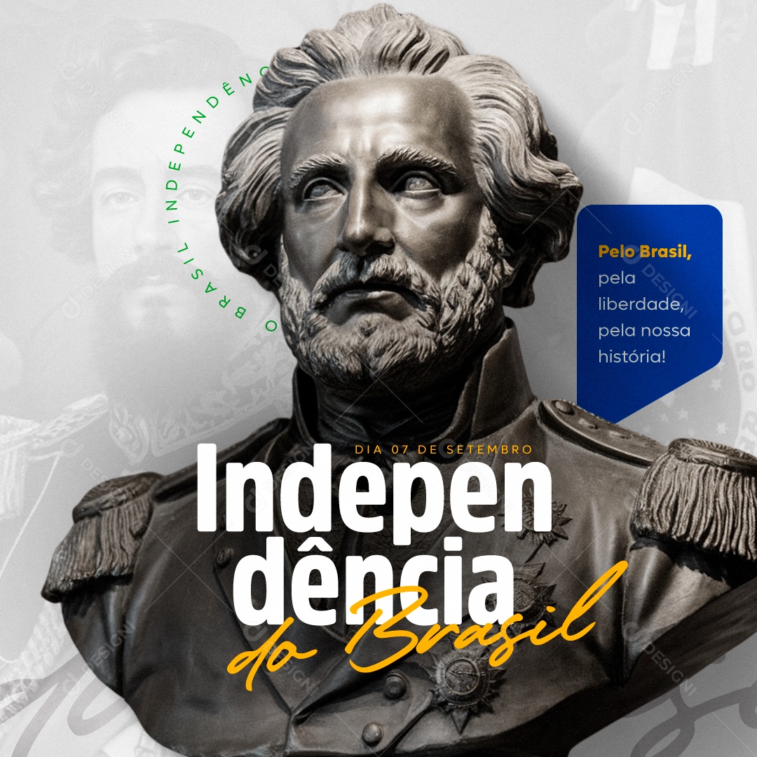 Dia da Independência do Brasil Social Media PSD Editável