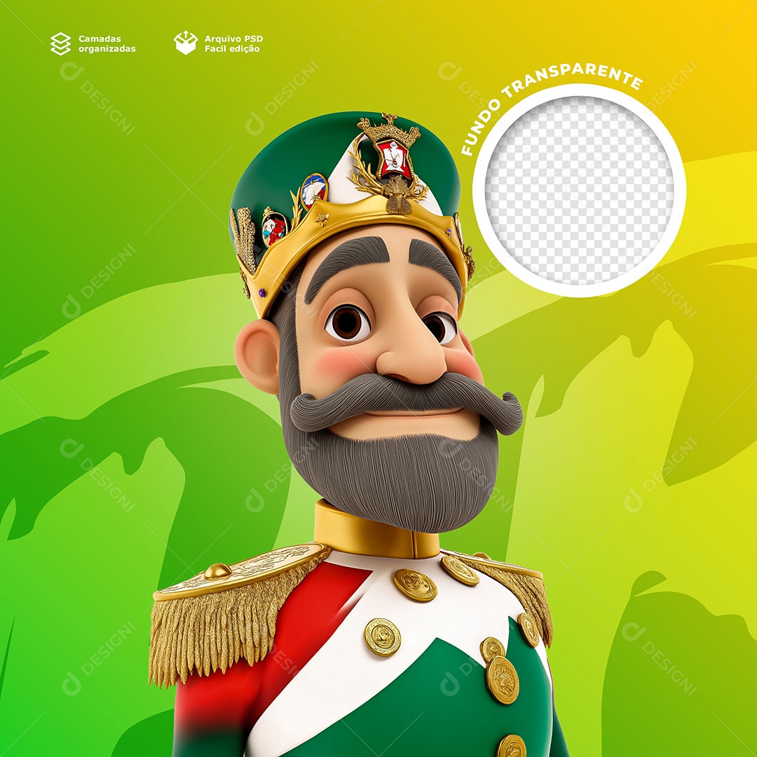 Saldado Elemento 3D para Composição PSD