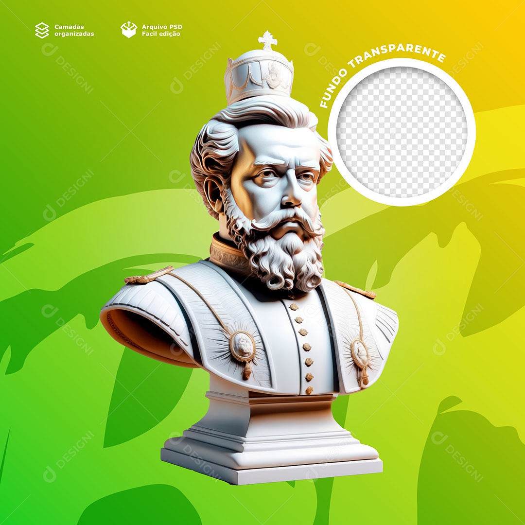 Estatua Elemento 3D para Composição PSD