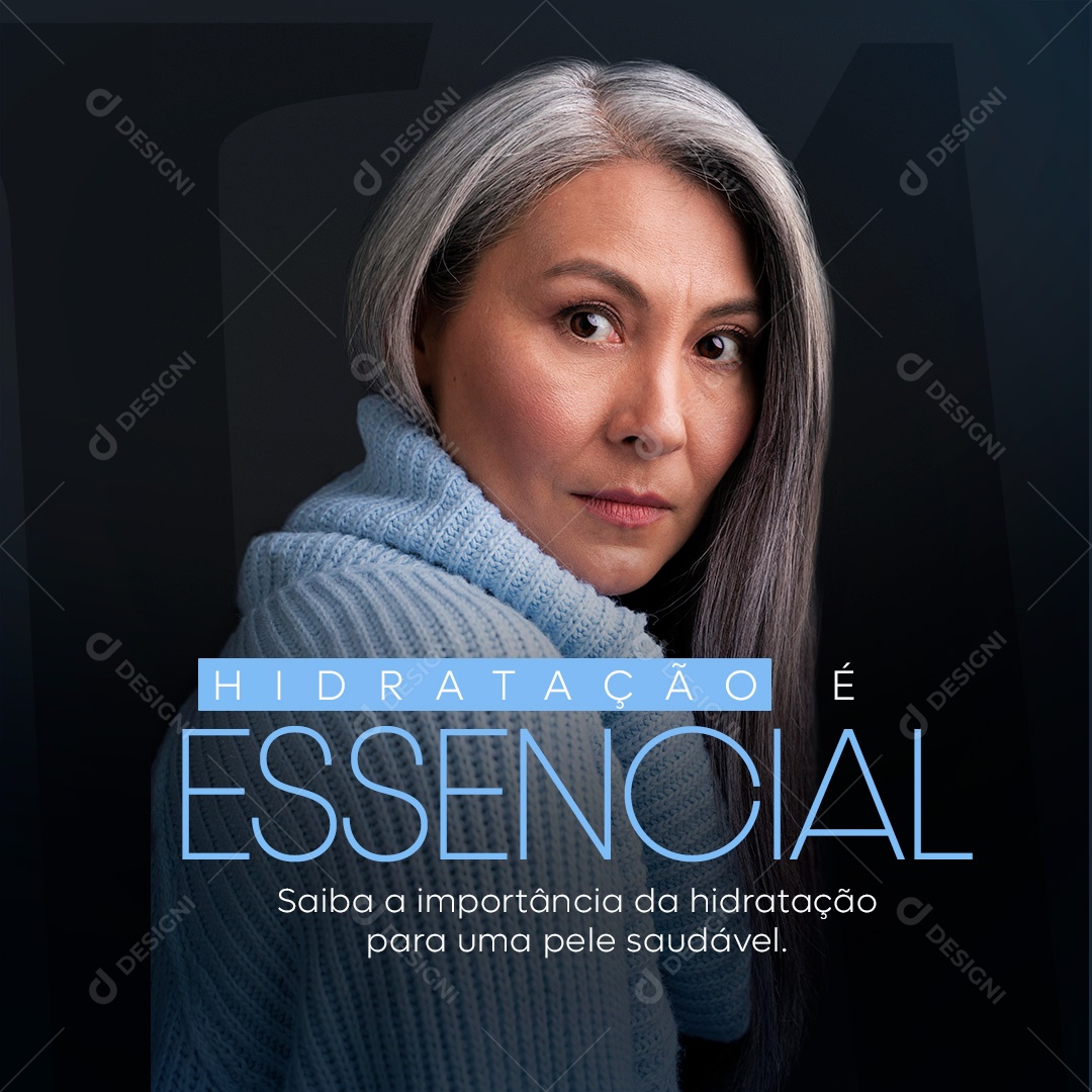 Dermatologista a Importáncia da Hidratação Para a Pele Social Media PSD Editável