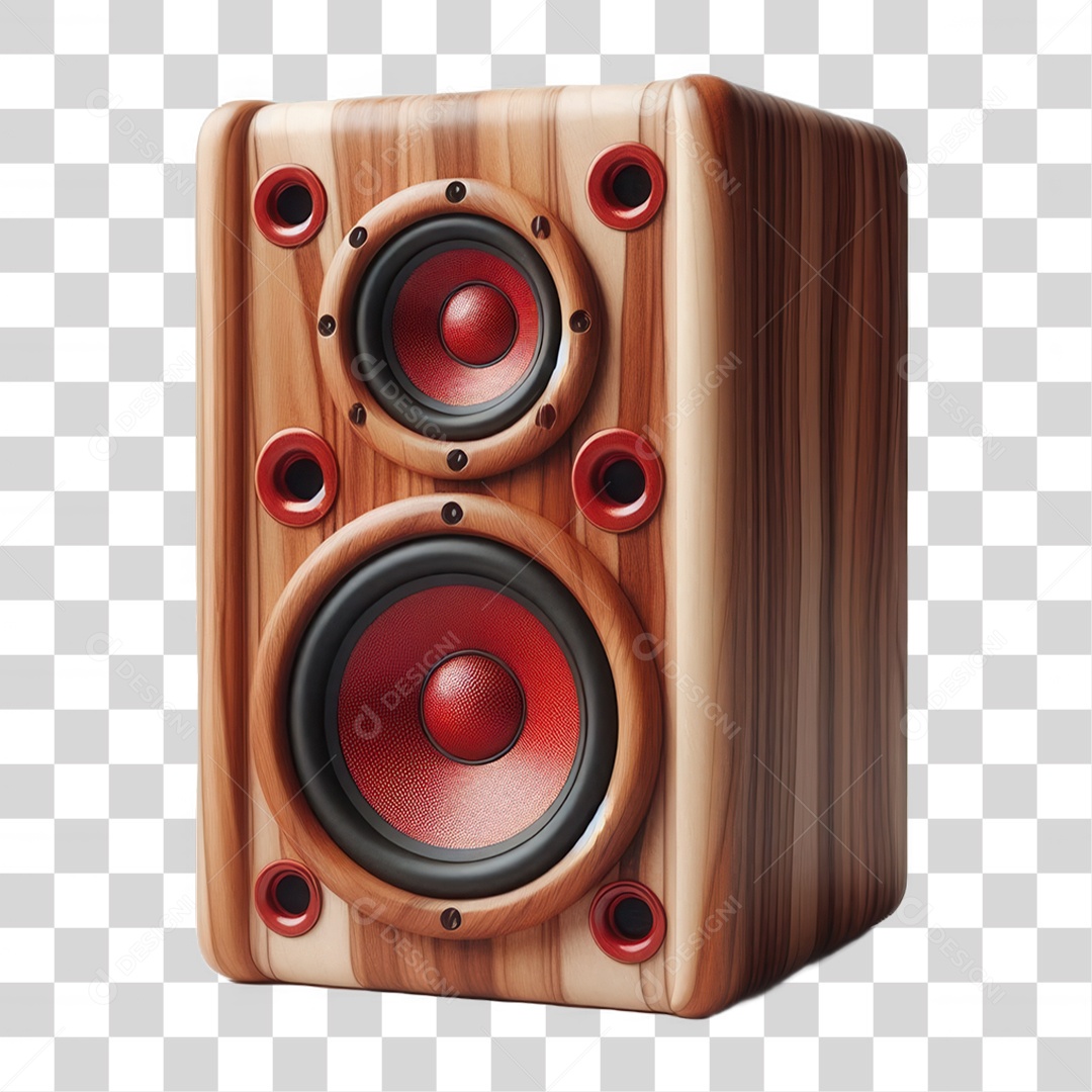 Caixa de Som Elemento para Composição Elemento IA Inteligência artificial