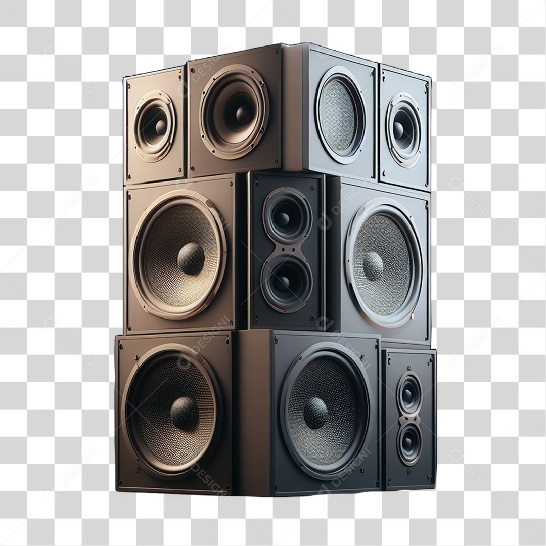 Alto-falante Caixa de Som PNG Transparente