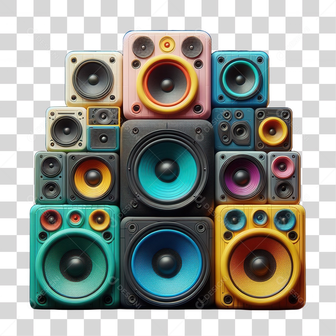 Alto-falante Caixa de Som PNG Transparente