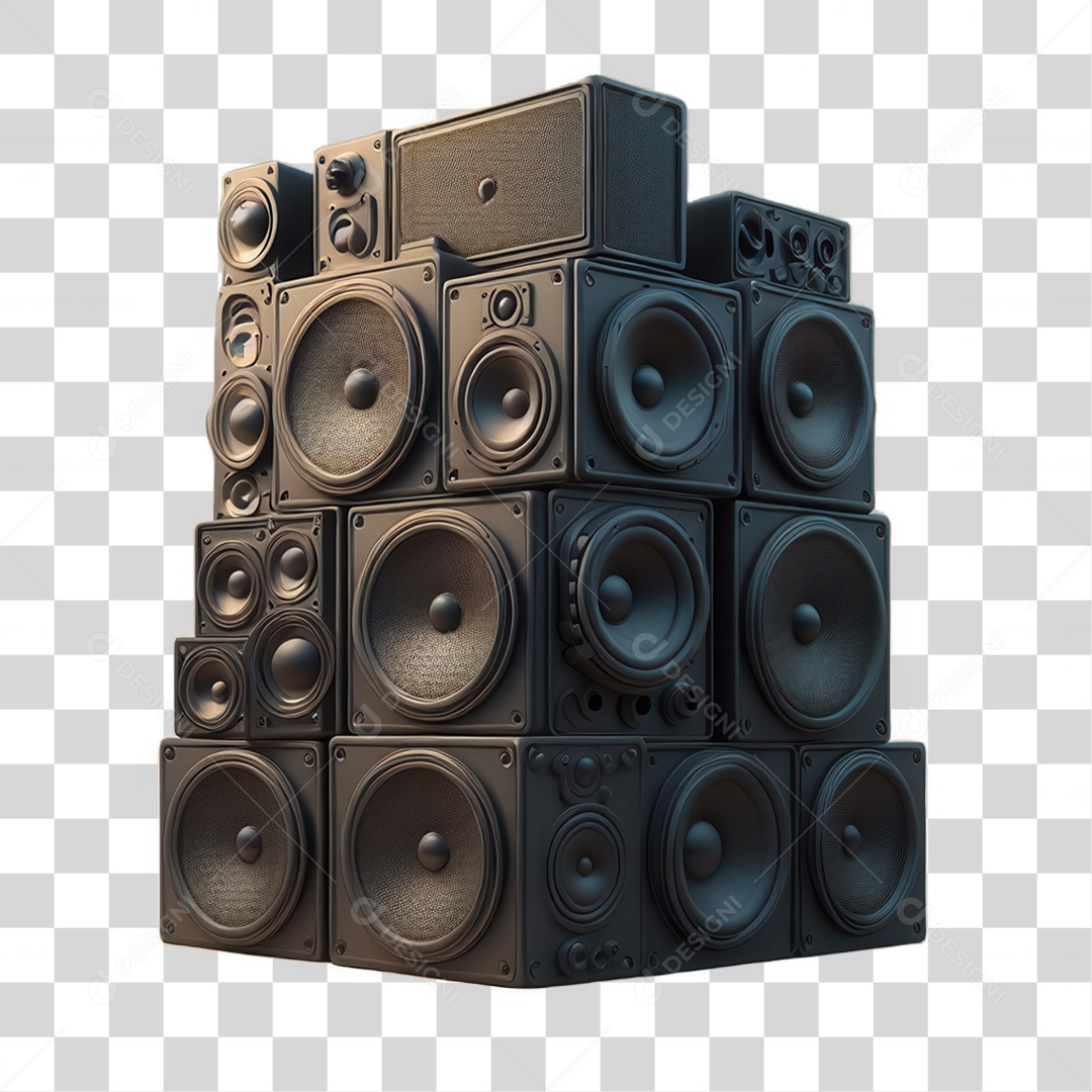 Alto-falante Caixa de Som PNG Transparente