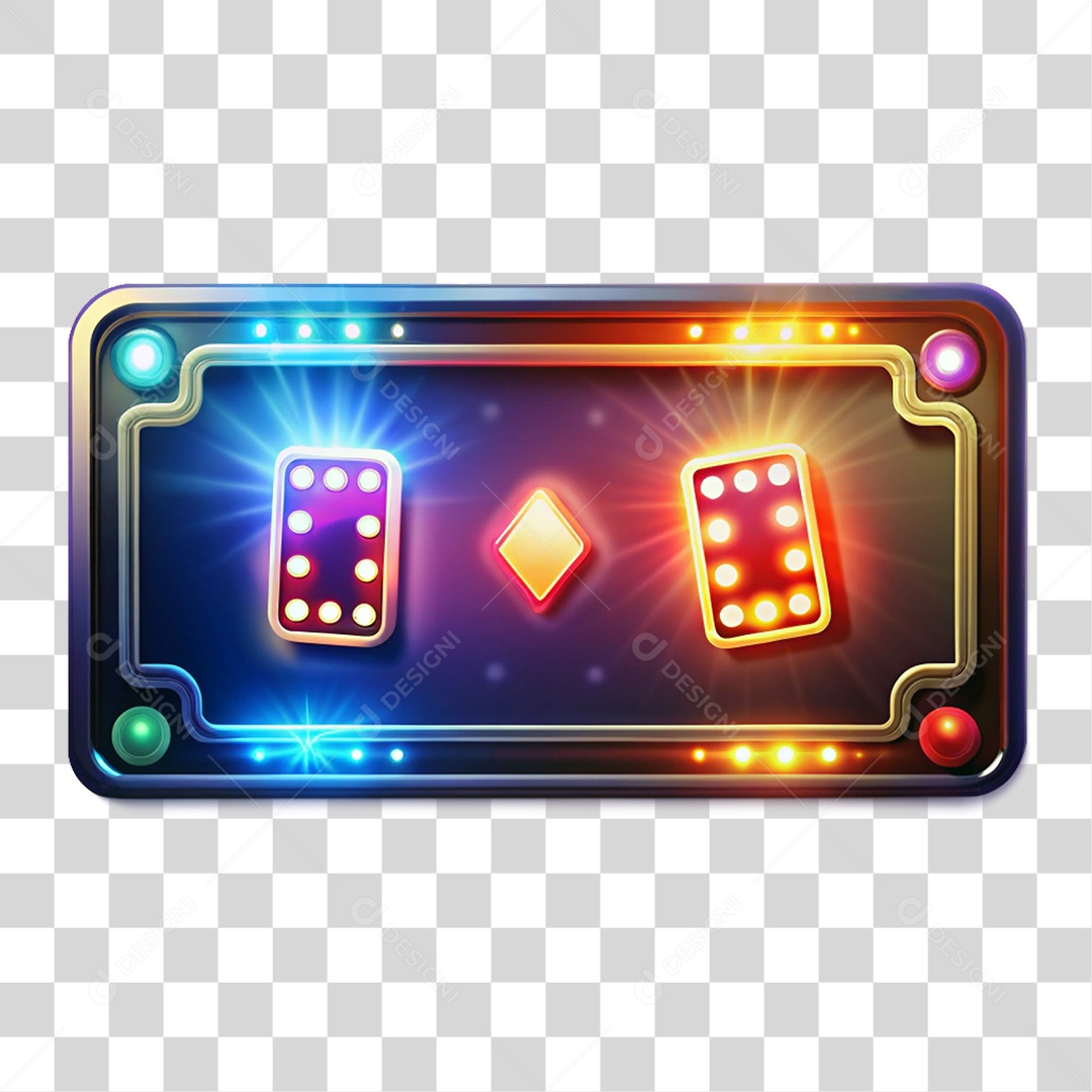 Placa de Metal Luzes Lâmpadas PNG Transparente