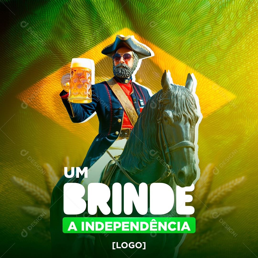 Dia da Independência do Brasil Social Media PSD Editável