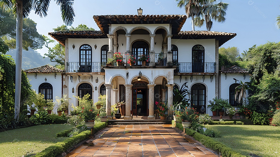 Linda casa antiga de fazenda