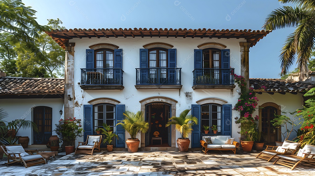 Casarões antigas de uma fazenda linda