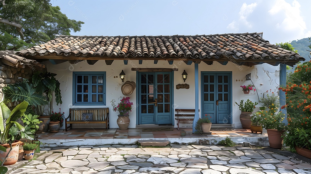 Casa colonial linda de antigas fazenda