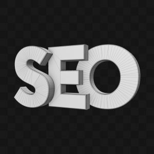 Logo 3D SEO - Modelo 3D