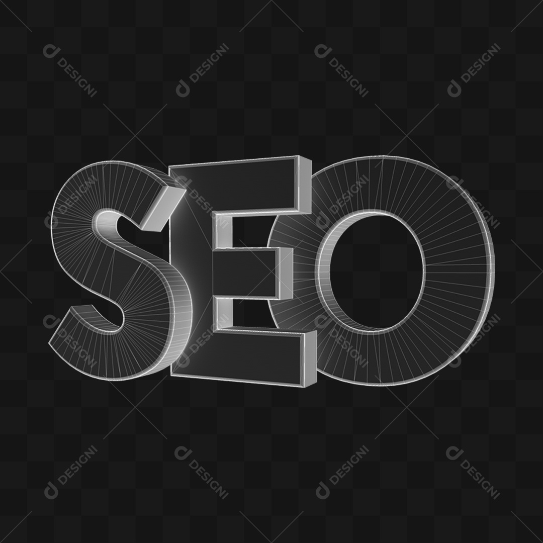 Logo 3D SEO - Modelo 3D