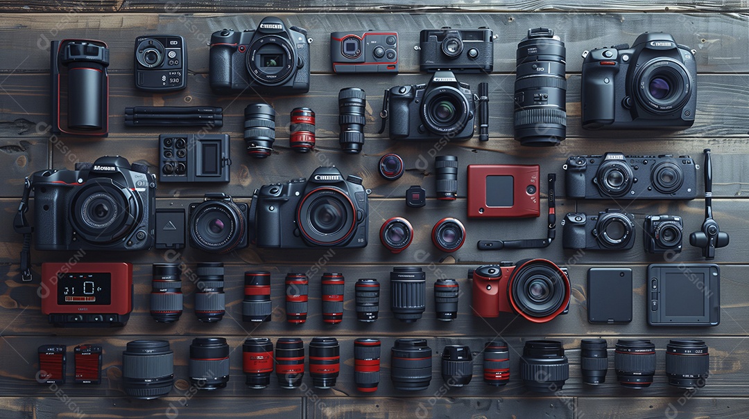 Equipamento fotográfico profissional de excelência