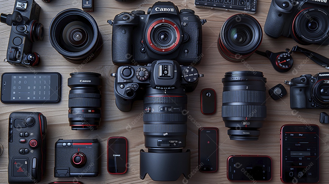 Equipamento fotográfico profissional de excelência