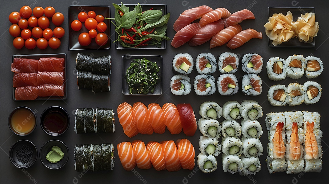 Comida japonesa de variados sabores