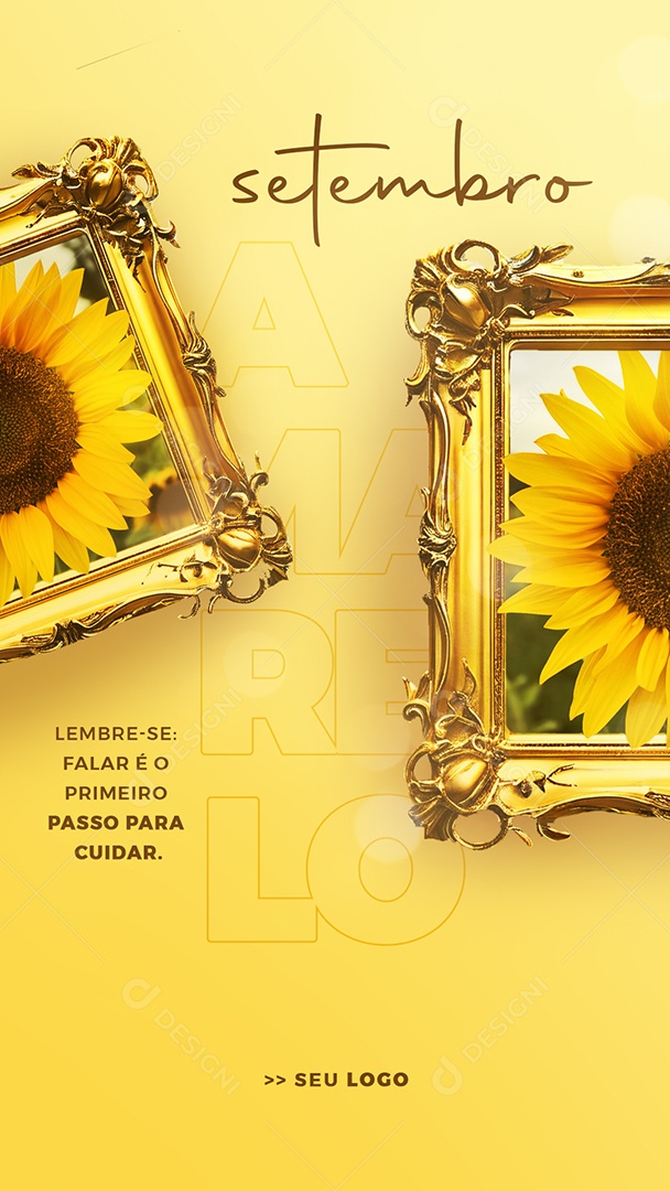 Story Setembro Amarelo Social Media PSD Editável
