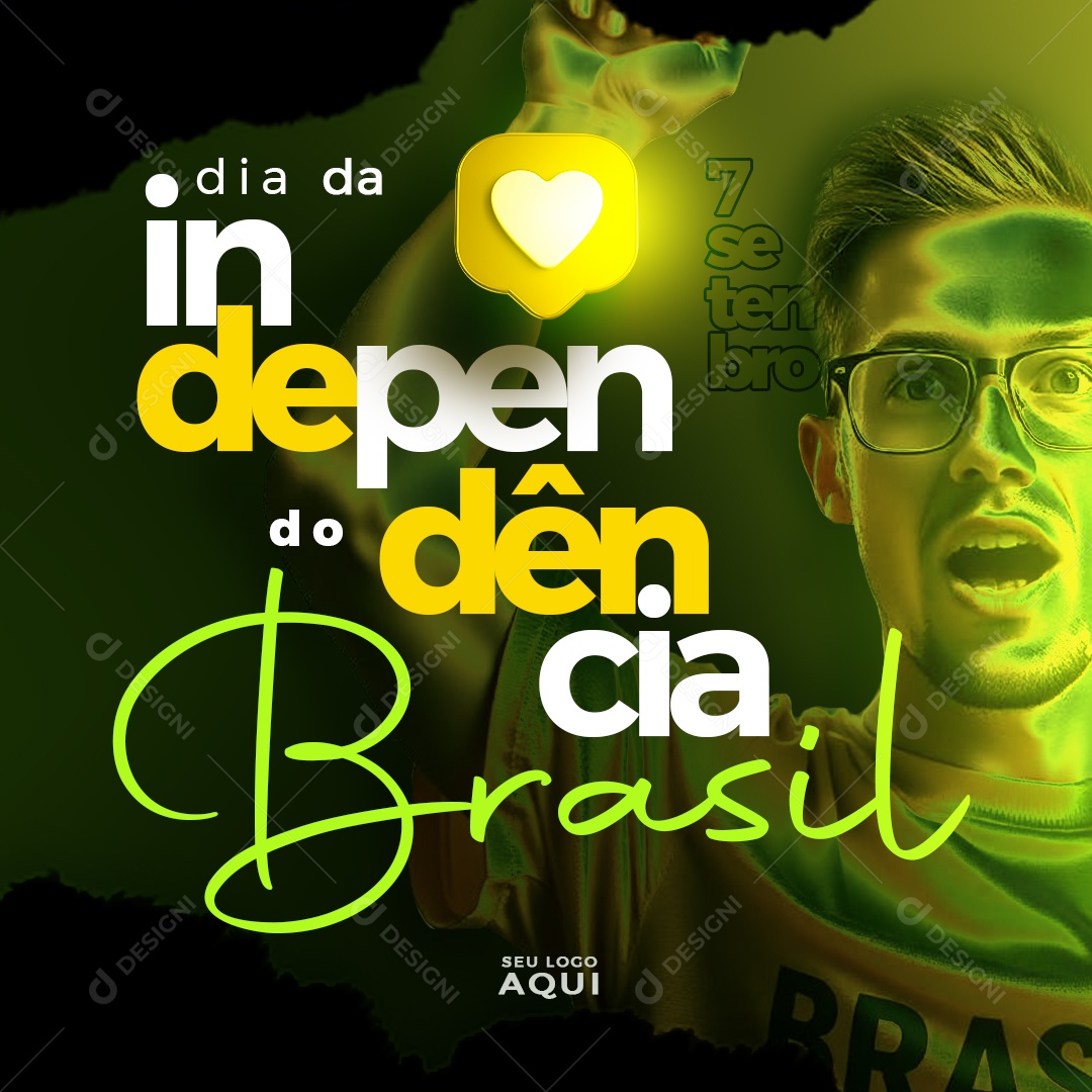 Independence Day of Brazil September 07 Social Media PSD Editable