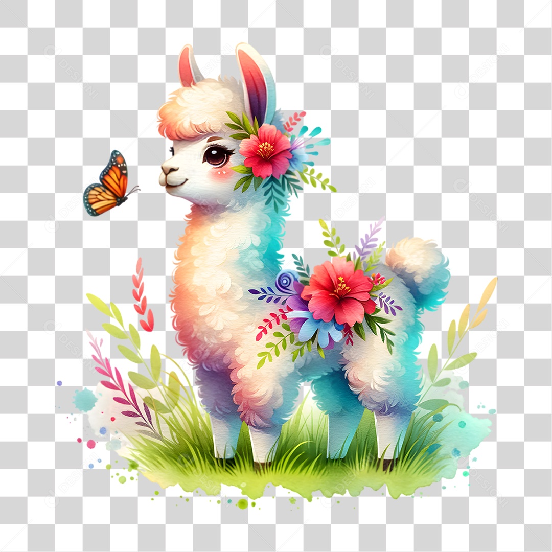 Bebê Fazenda Animal Plantas Flores PNG Transparente