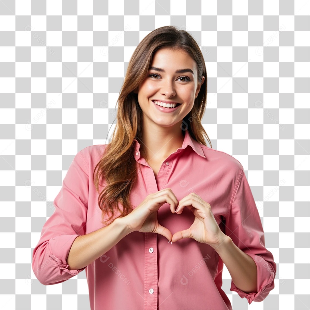 Mulheres Outubro Rosa PNG Transparente