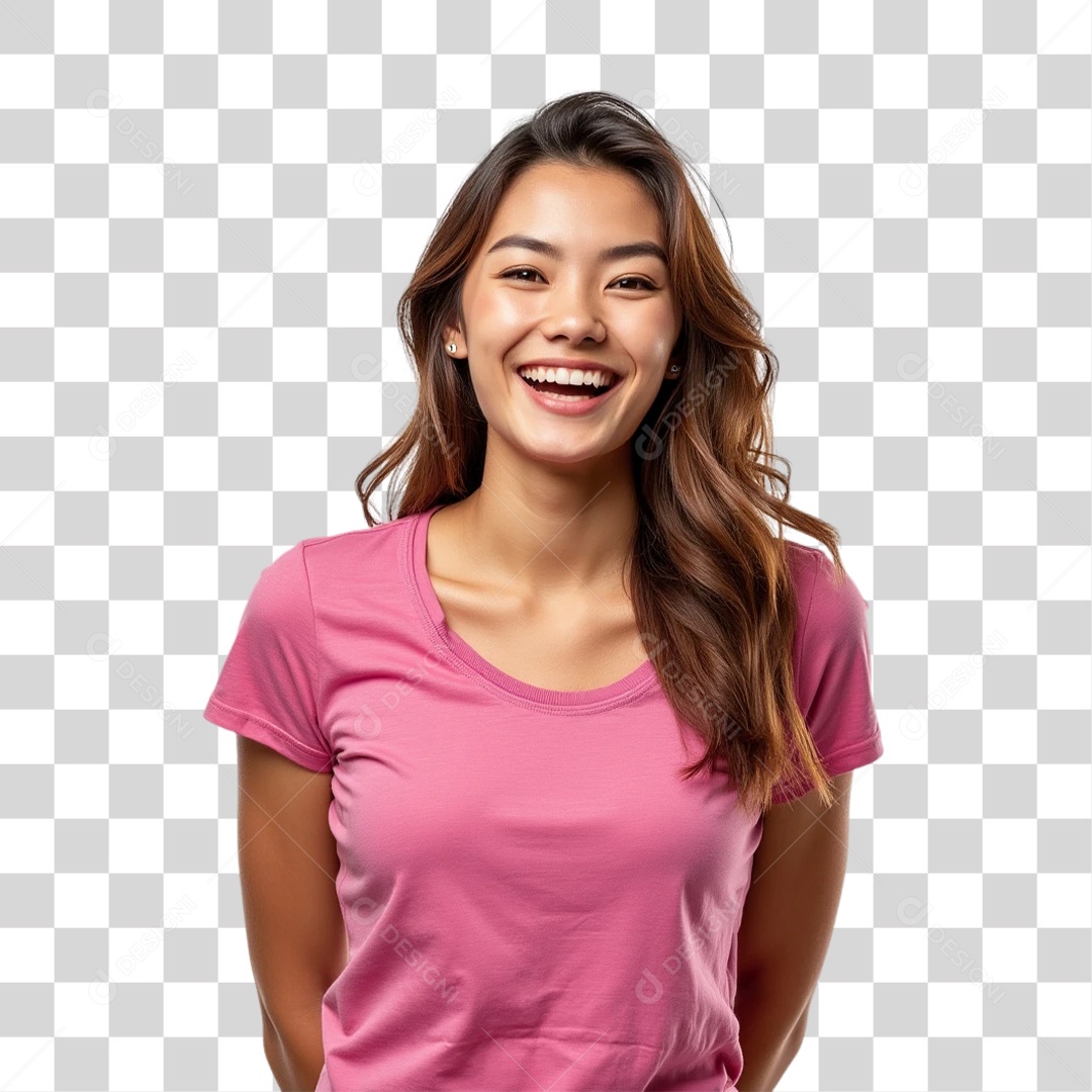 Mulheres Outubro Rosa PNG Transparente