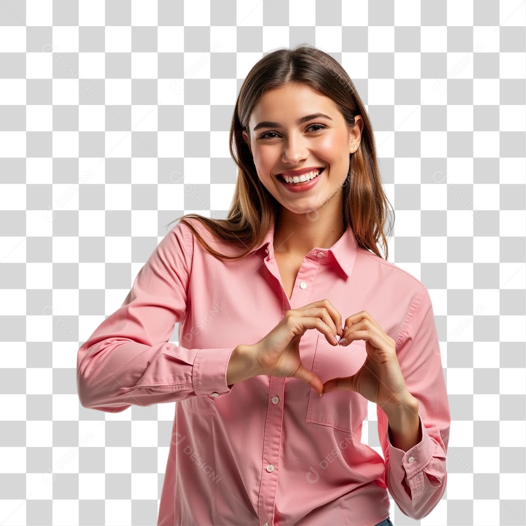 Mulheres Outubro Rosa PNG Transparente