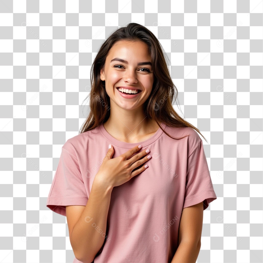 Mulheres Outubro Rosa PNG Transparente