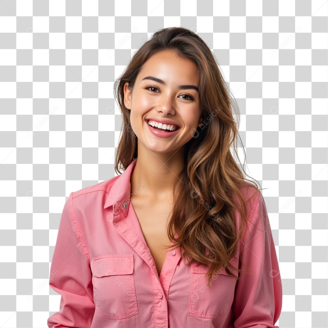 Mulheres Outubro Rosa PNG Transparente