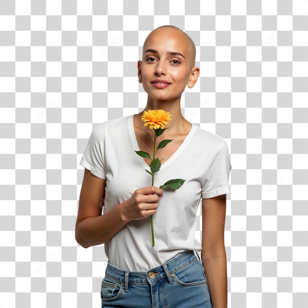 Mulheres Outubro Rosa PNG Transparente