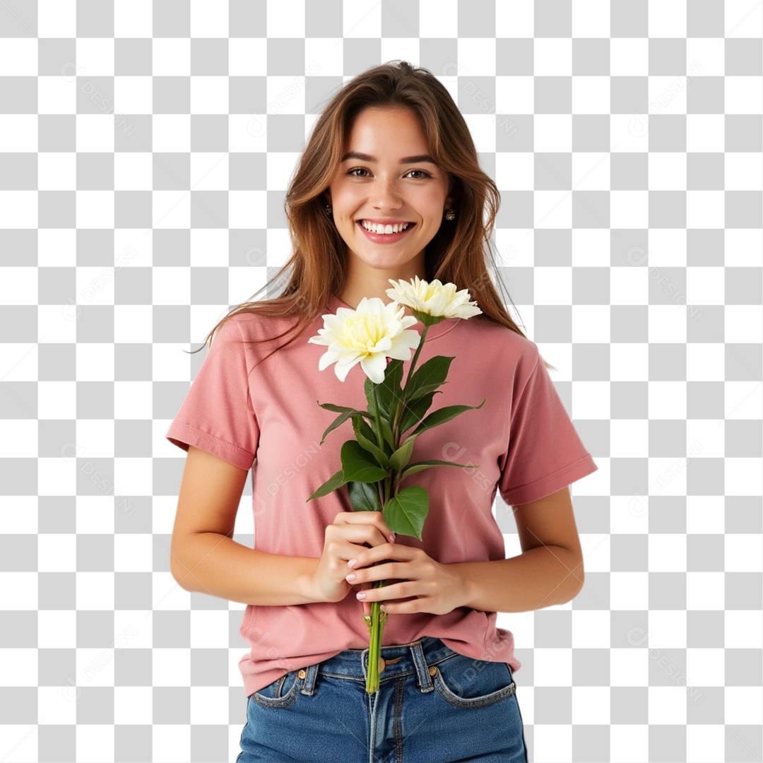 Mulheres Outubro Rosa PNG Transparente