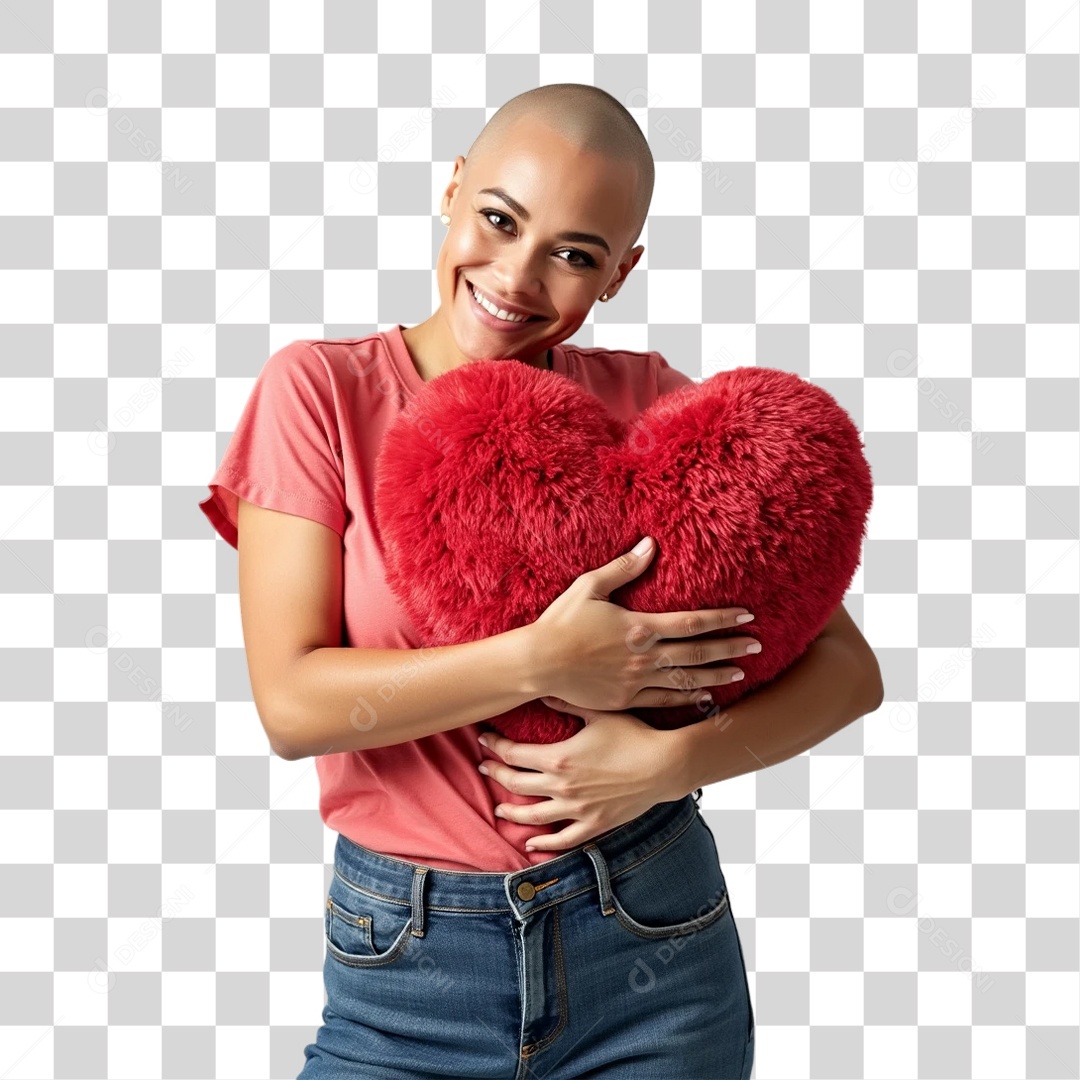 Mulheres Outubro Rosa PNG Transparente