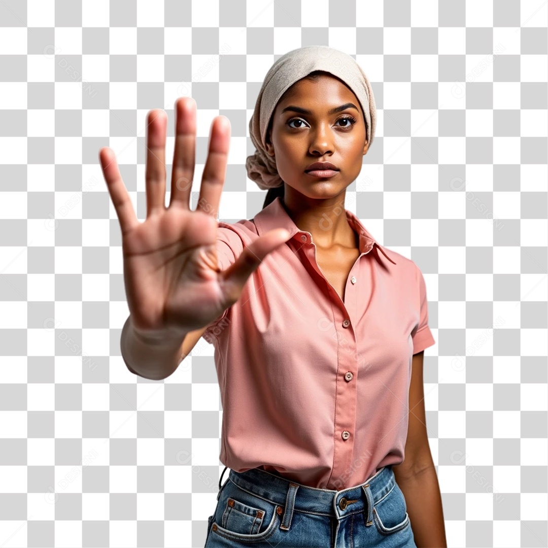 Mulheres Outubro Rosa PNG Transparente