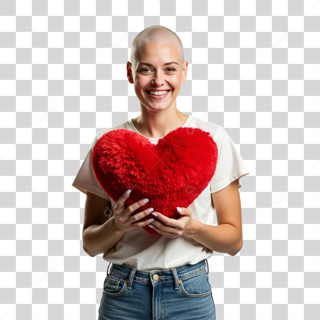 Mulheres Outubro Rosa PNG Transparente