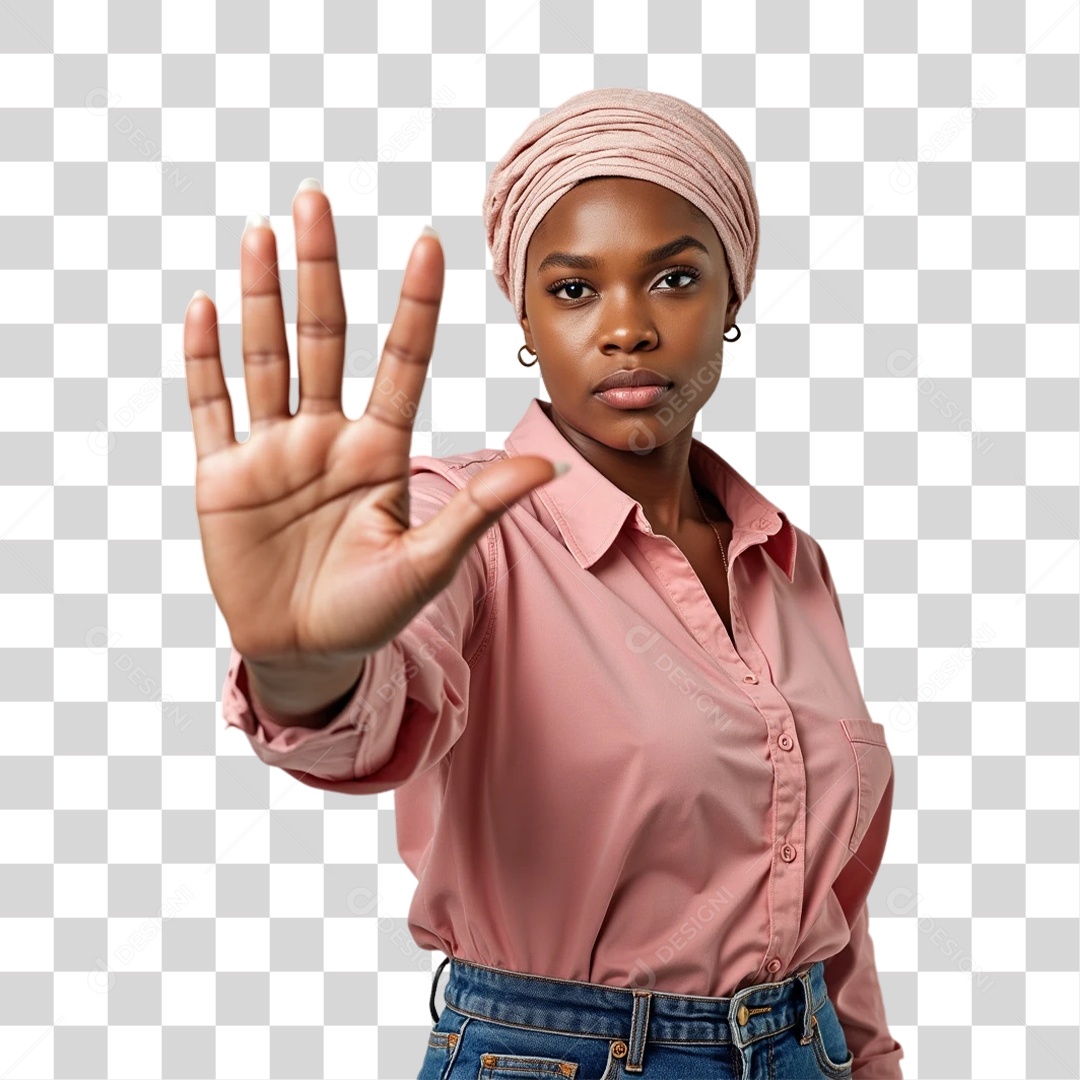 Mulheres Outubro Rosa PNG Transparente