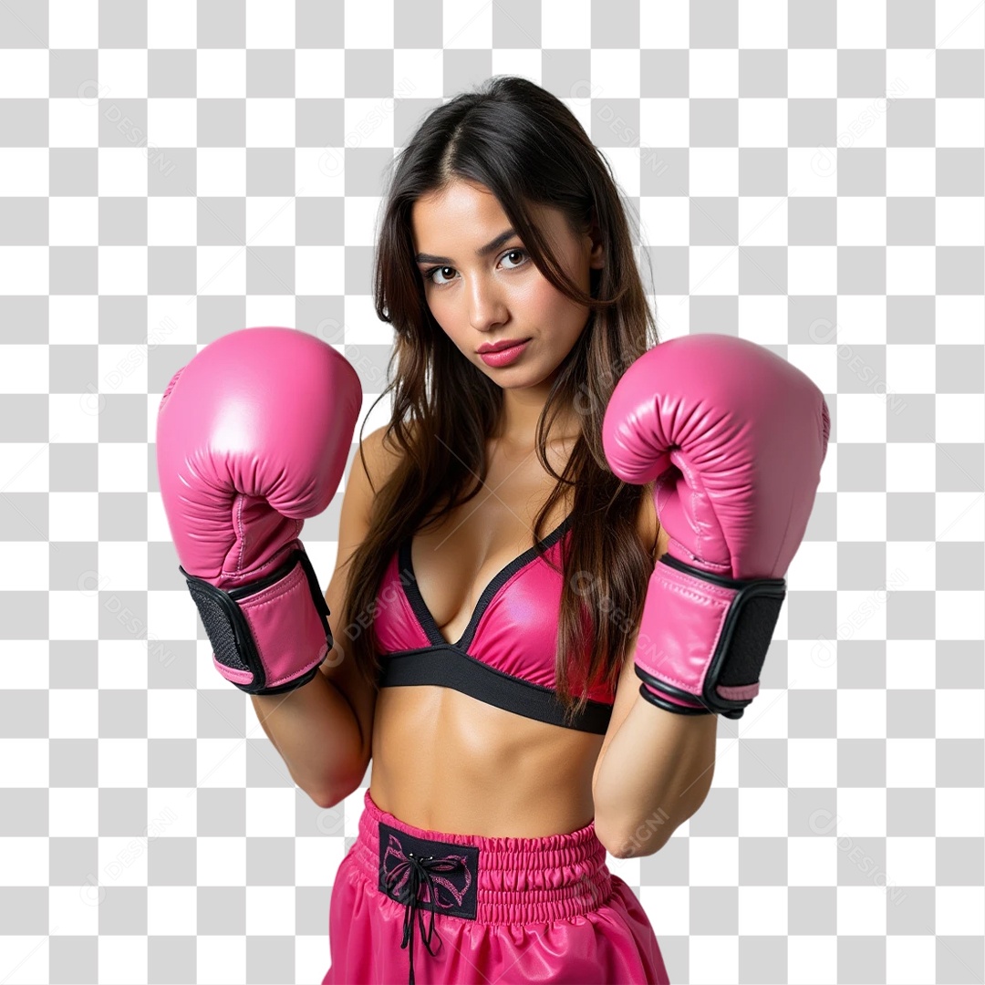 Mulheres Outubro Rosa PNG Transparente